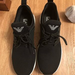 EA7 Men’s sneakers X8X052 black/white sz 9.5 uk 9 EU 43 1/3 Emporio Armani